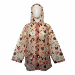 Mickey Mouse Snacks Patterned Raincoat